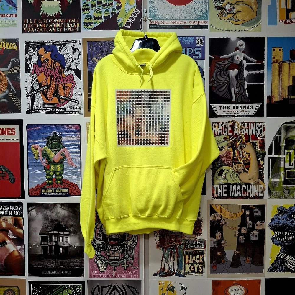 ONE OF A KIND 🖤🐈‍⬛ BOWIE "DIAMOND  DOGS" ART HOODIE XL